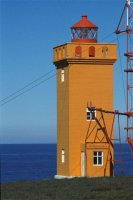 Phare de Tjömes dans la région d'Husavik