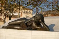 Une baigneuse alanguie 