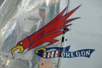 McMinville, musée de l'air: logo d'un groupe de combat de l'Orégon