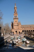 Plaza de Espana à marée basse