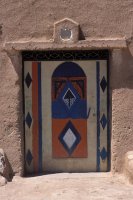 une porte dans la vallée du Drâa