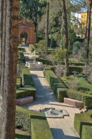 Dans les jardins de l'Alcazar