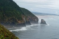  la côte  de l'Oregon vers Florence