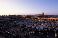 Marrakech, place Jemaa el-Fna