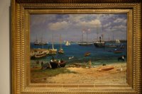  nassau harbor- albert bierstadt